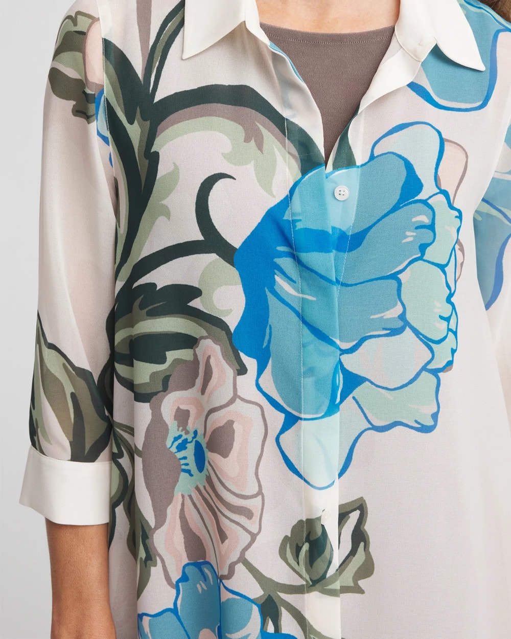 Chico's Clothing Travelers™ Artisanal Chiffon Tunic