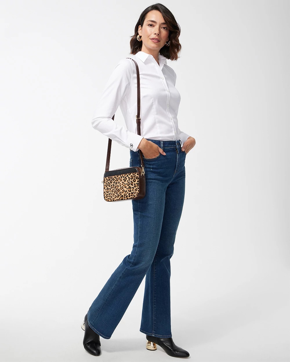 Chico's Clothing No Iron™ Fitted Stretch Shirt