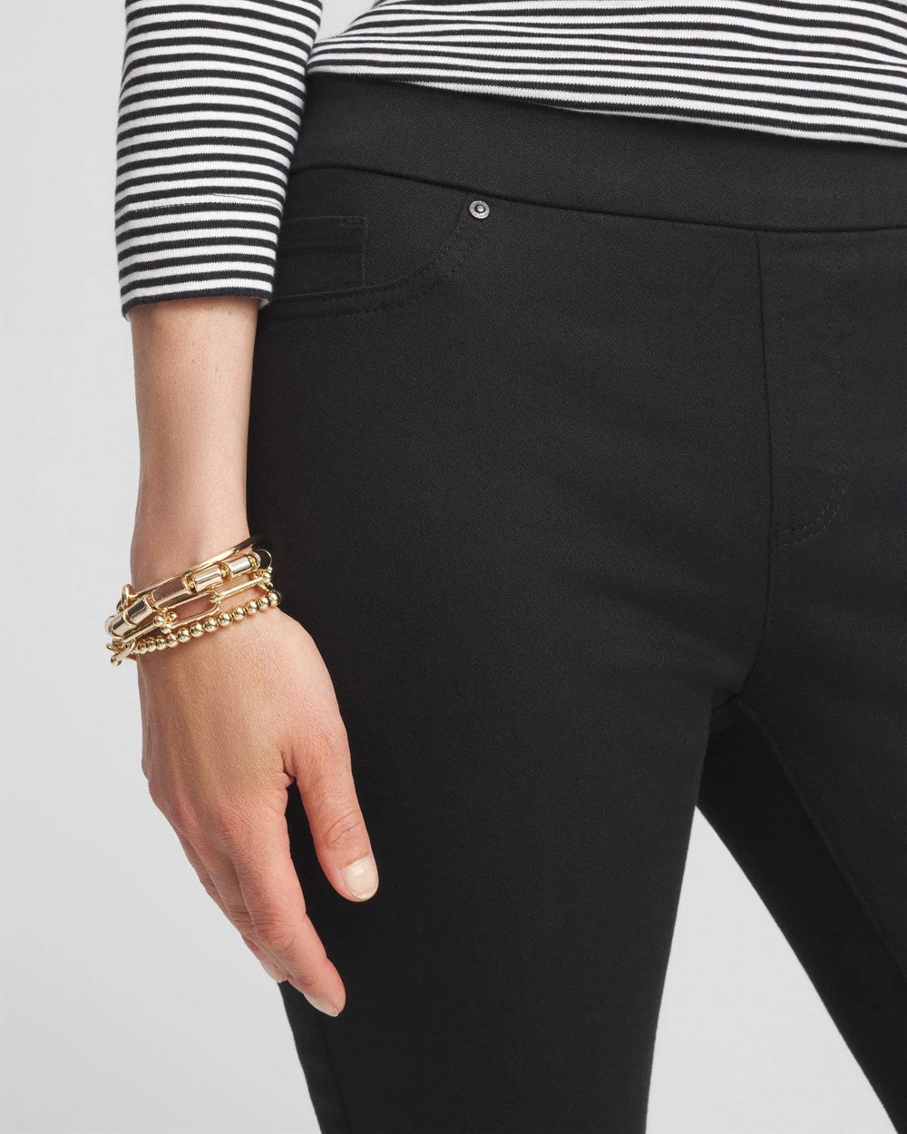Chico's Clothing Denim Pull-On Ankle Jeggings