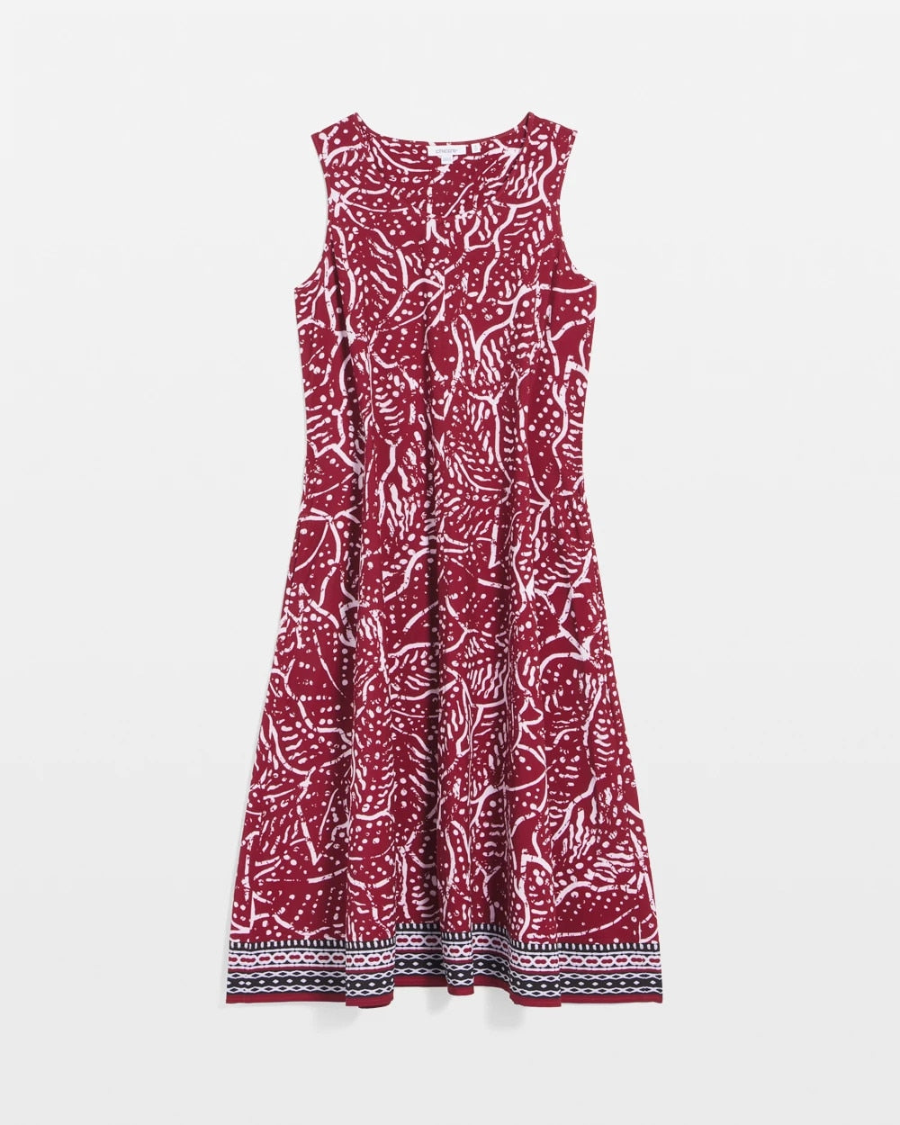 Chico's Collections Zenergy® UPF Printed Midi Sports Dress
