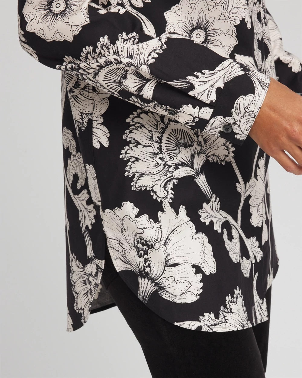 Chico's Collections No Iron™ Bryne Bloom Stretch Tunic