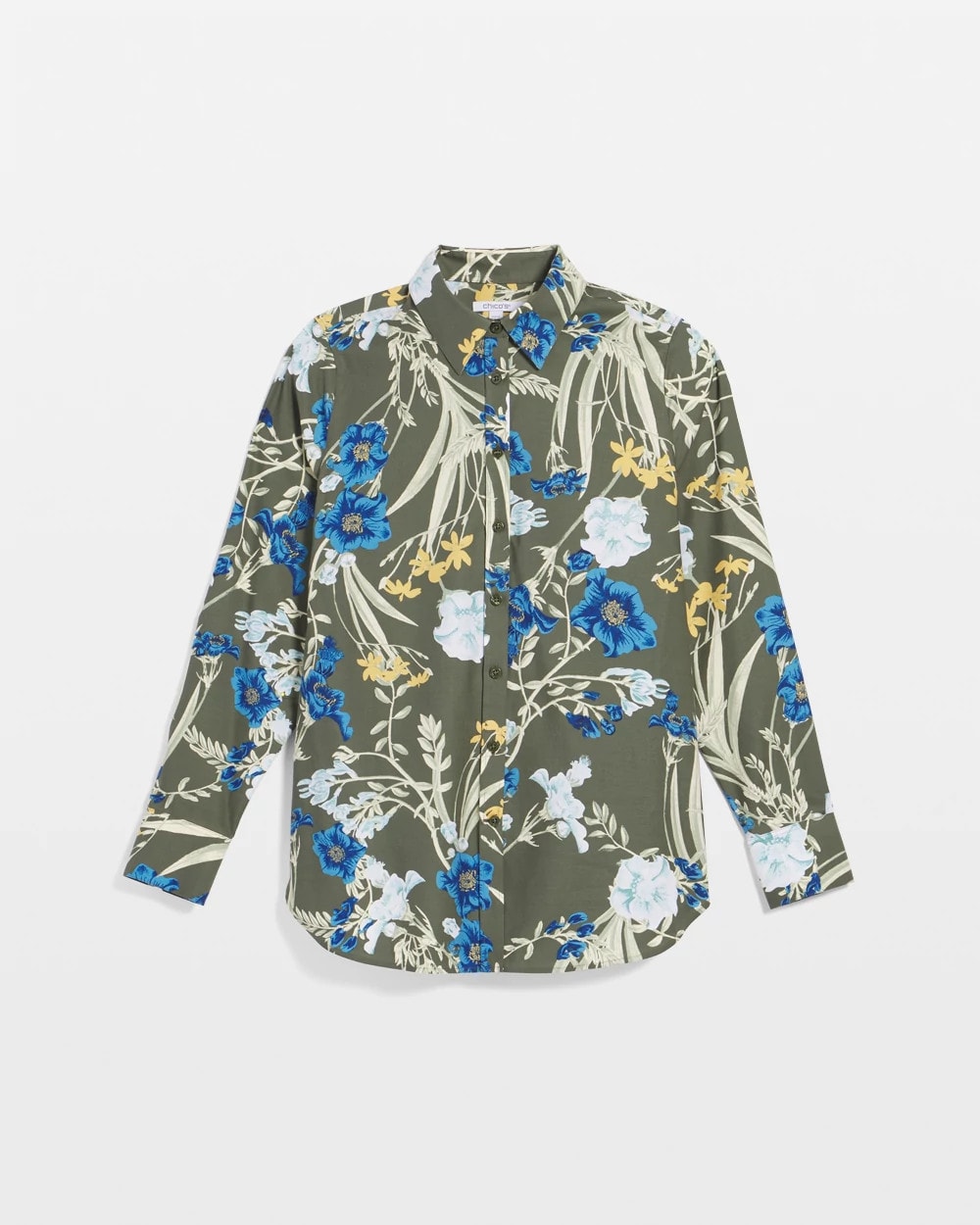 Chico's Collections No Iron™ Printed Sateen Shirt