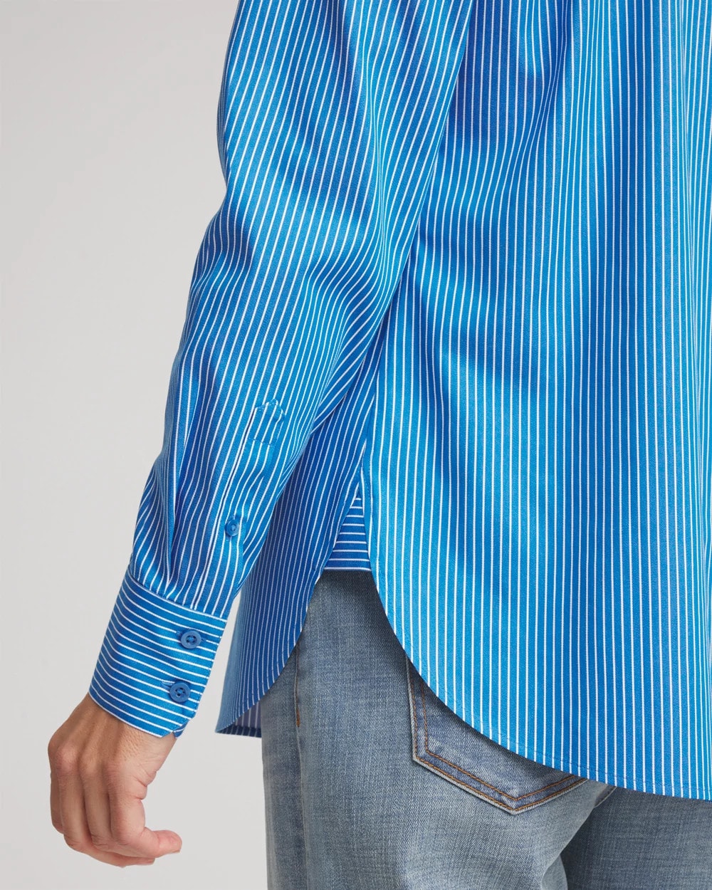 Chico's Collections No Iron™ Classic Striped Shirt