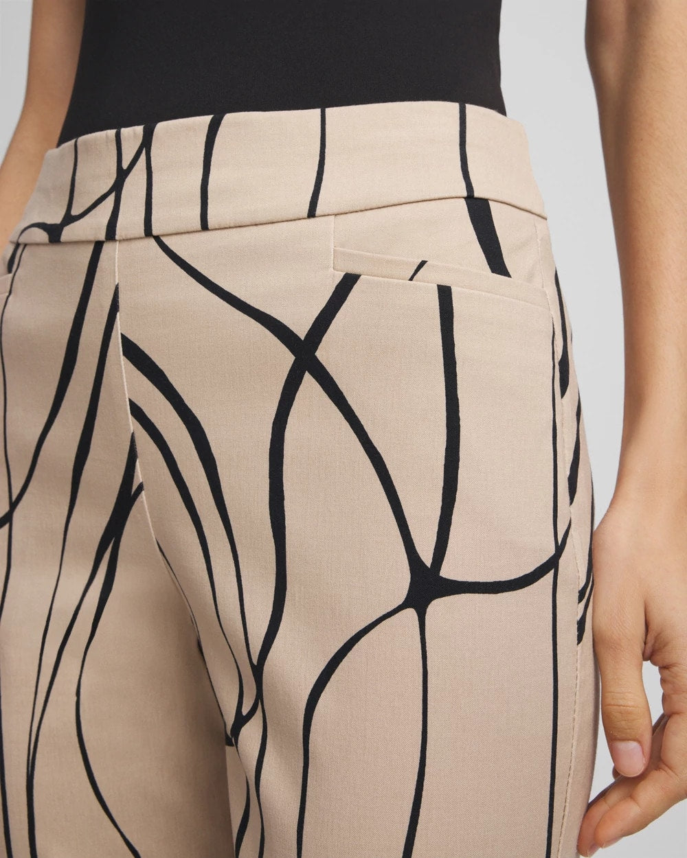 Chico's Collections Brigitte™ Golden Leaf Slim Ankle Pants