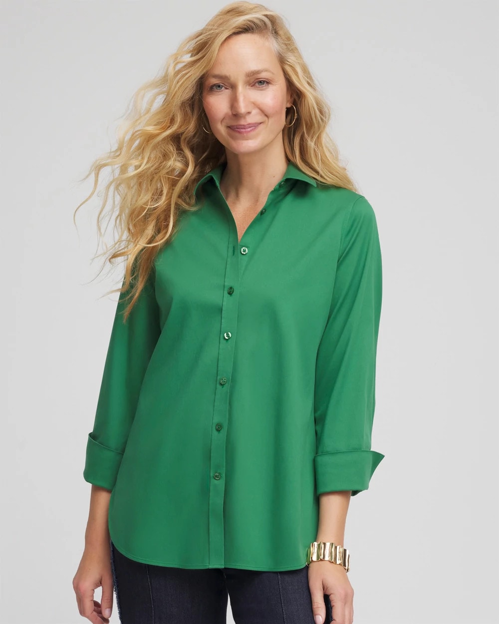 Chico's Clothing No Iron™ Stretch Shirt