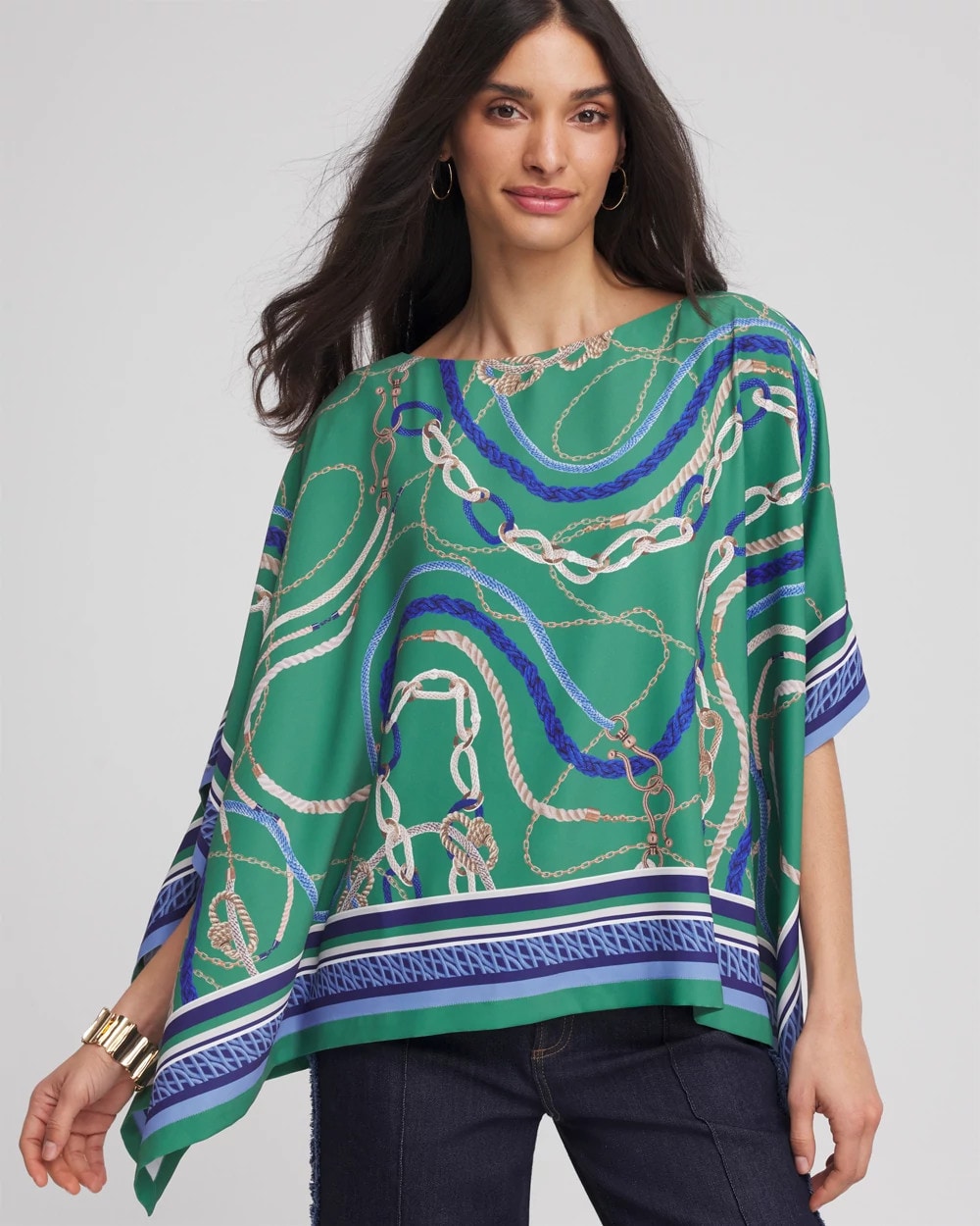 Chico's Clothing Rope Relic Poncho