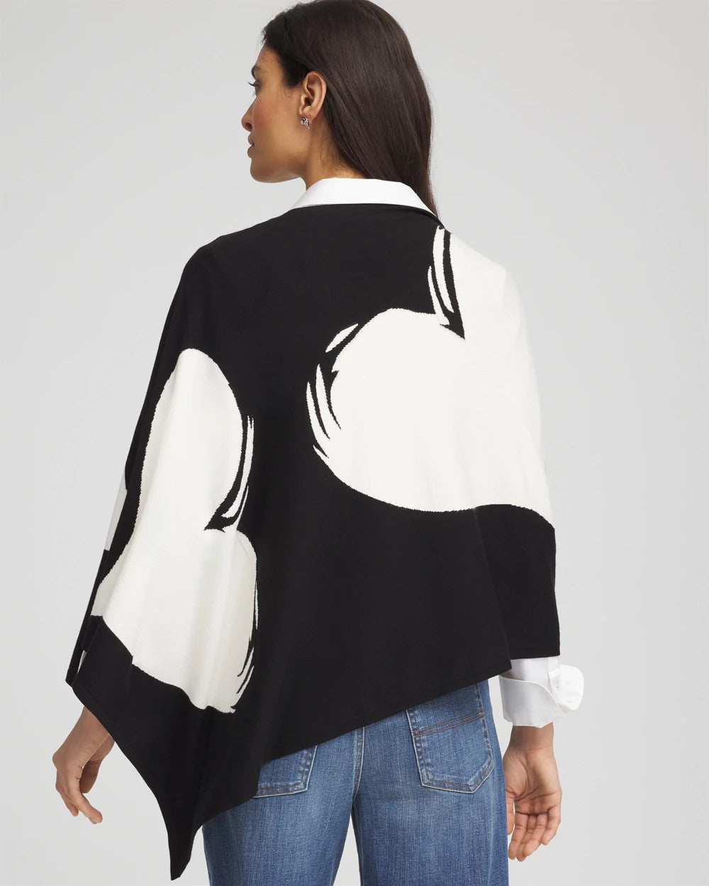 Chico's Clothing Love Brush Convertible Sweater Poncho