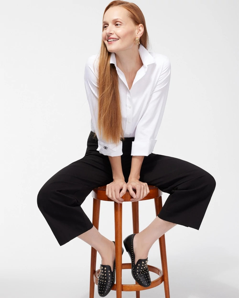 Chico's Clothing No Iron™ Stretch Shirt
