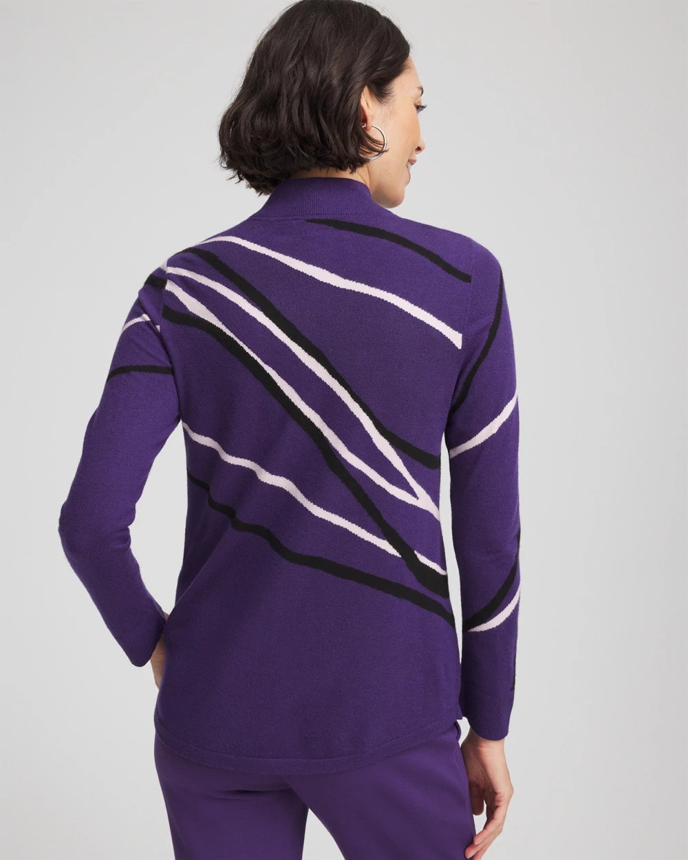 Chico's Clothing Zenergy® Luxe Morocco Half-Zip Pullover