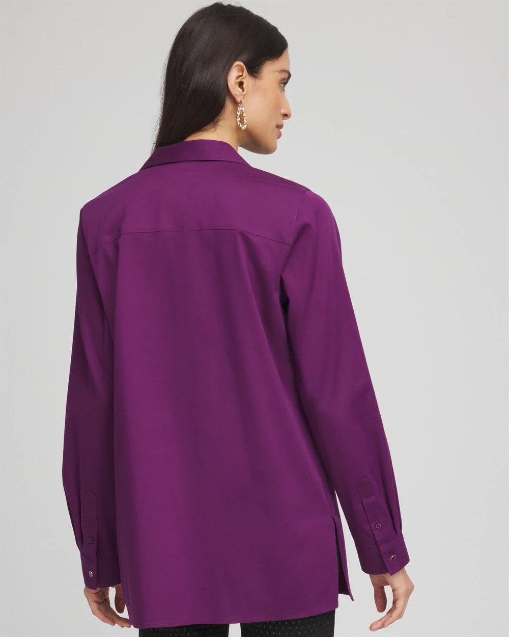 Chico's Clothing No Iron™ Novelty Button Tunic