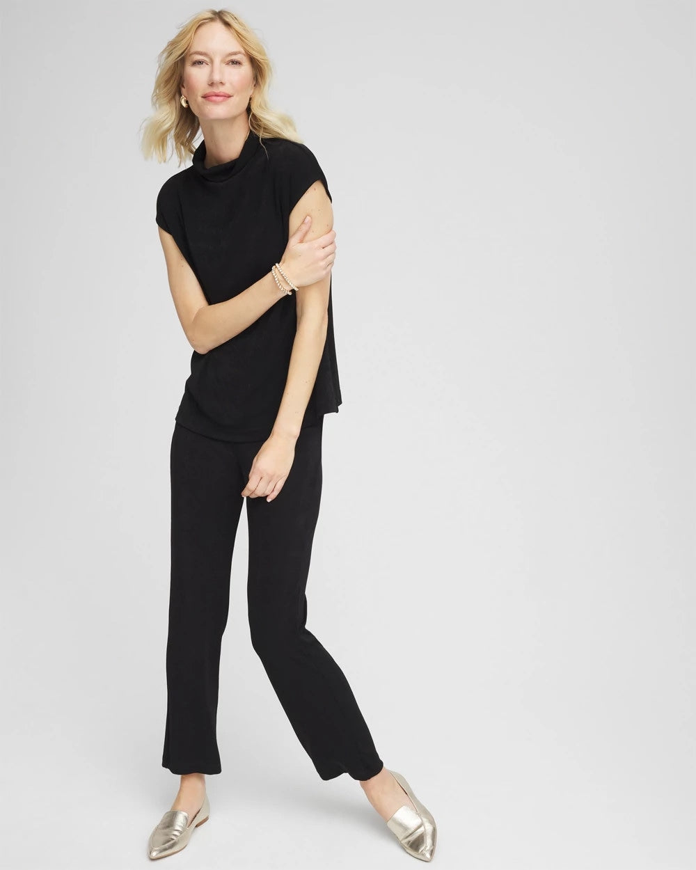 Chico's Clothing Travelers™ Mockneck Top