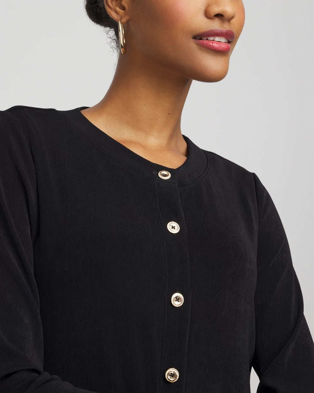 Chico's Clothing Travelers™ Collection Scoopneck Shirt Jacket