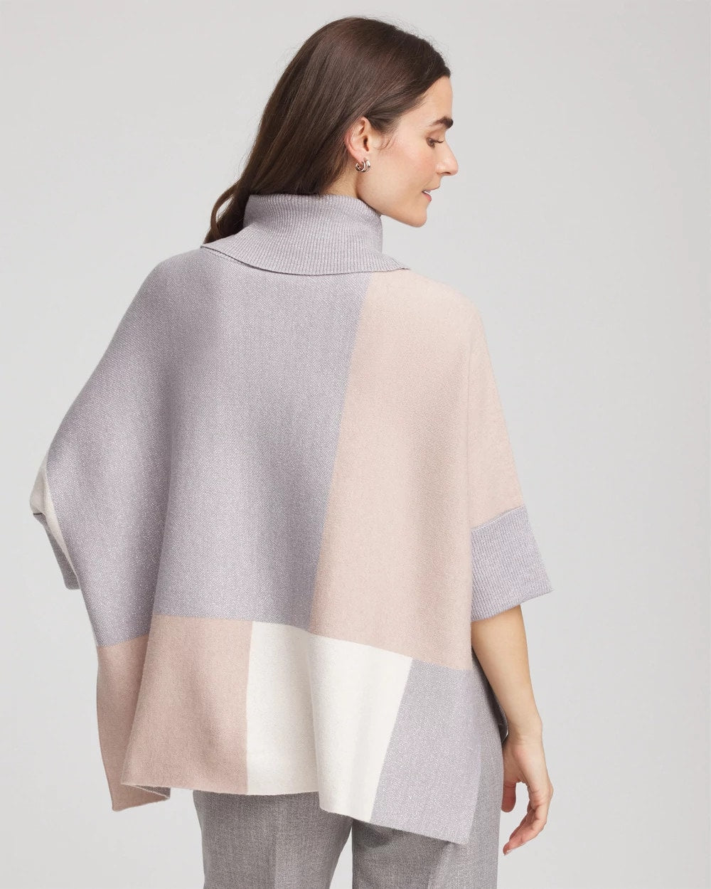 Chico's Clothing Quilted Chic Cowlneck Poncho