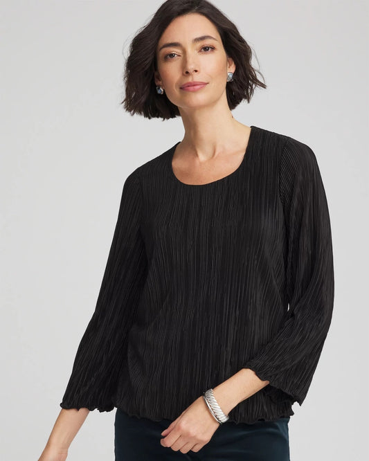 Chico's Clothing Bodre Flare Sleeve Top