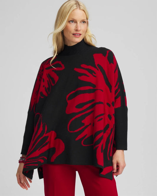 Chico's Clothing Floral Poncho