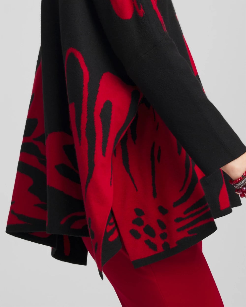 Chico's Clothing Floral Poncho
