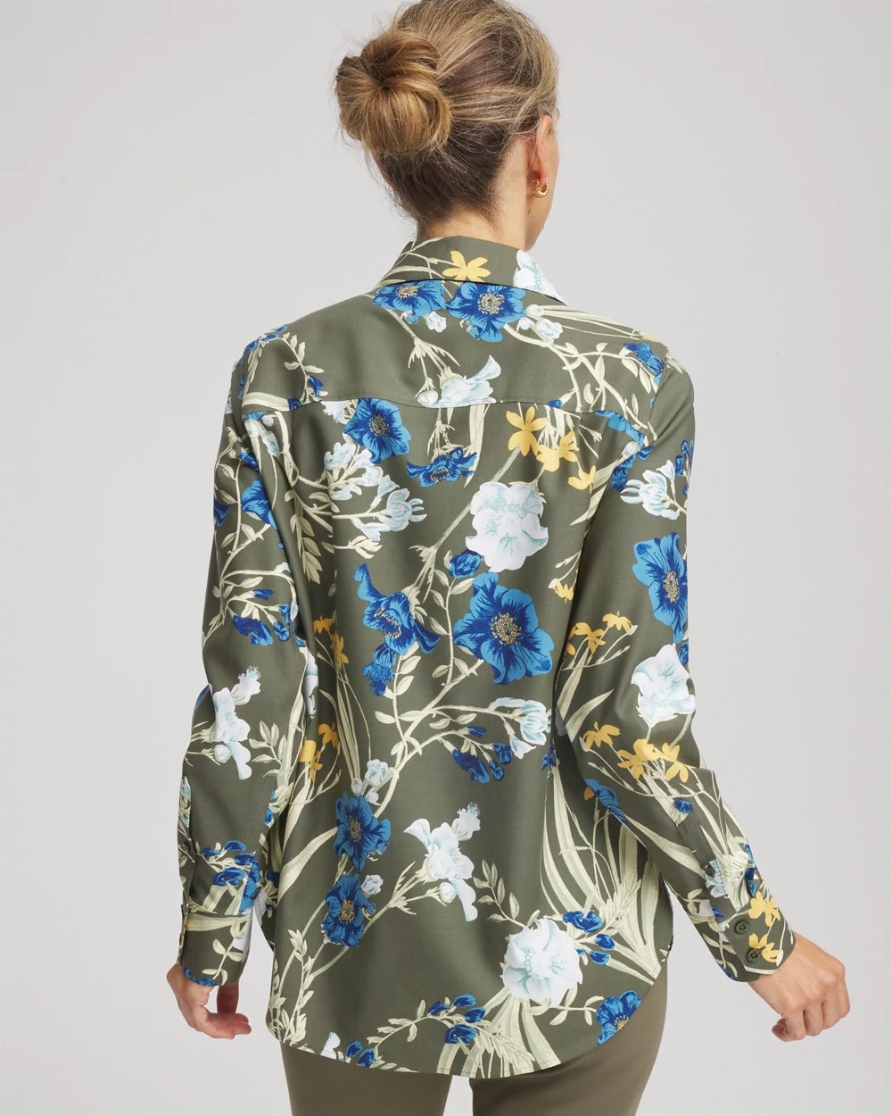 Chico's Clothing No Iron™ Printed Sateen Shirt