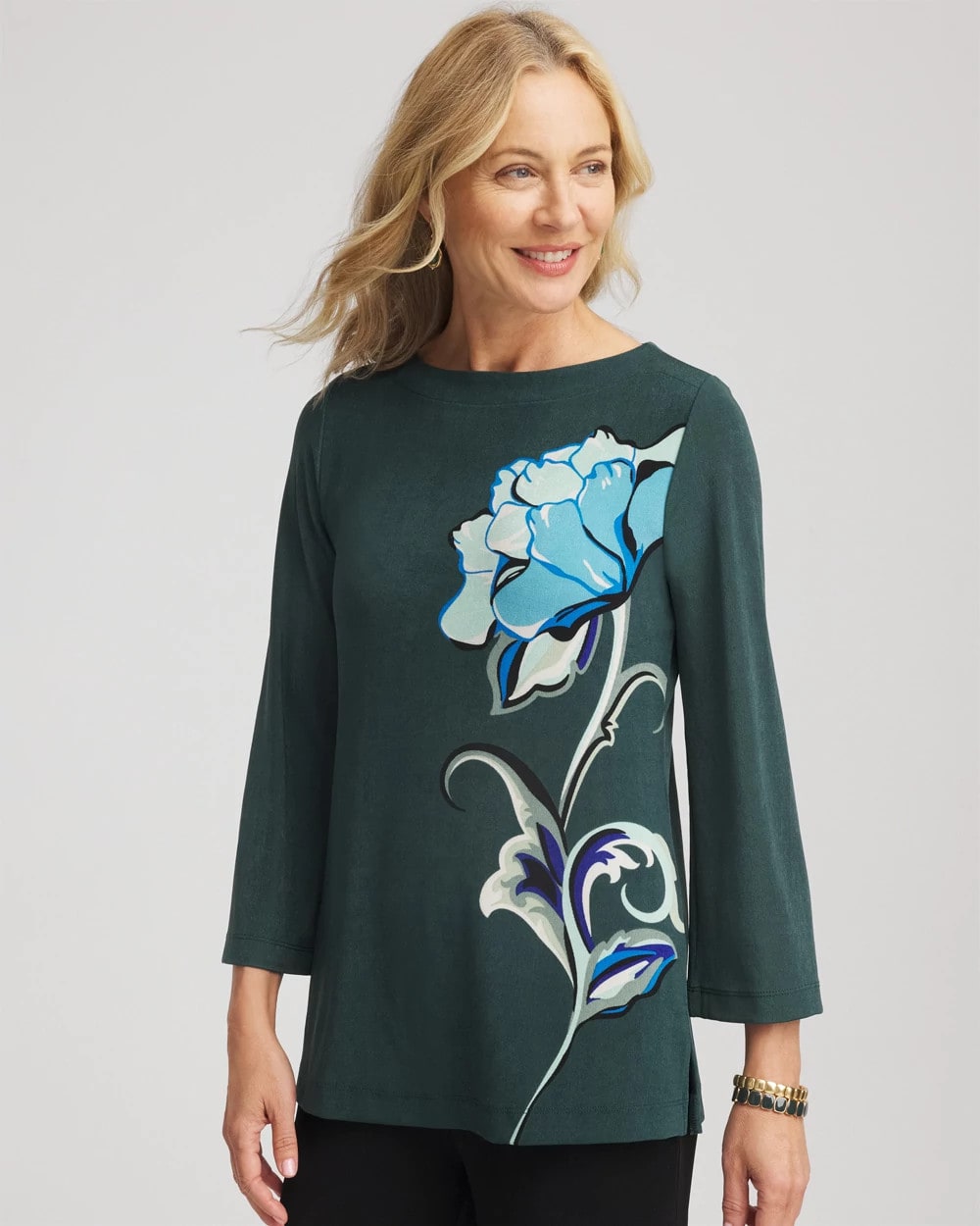 Chico's Clothing Travelers™ Artisanal Boatneck Tunic