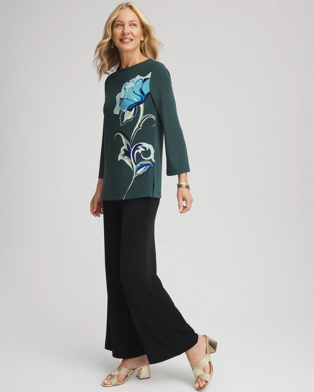 Chico's Clothing Travelers™ Artisanal Boatneck Tunic