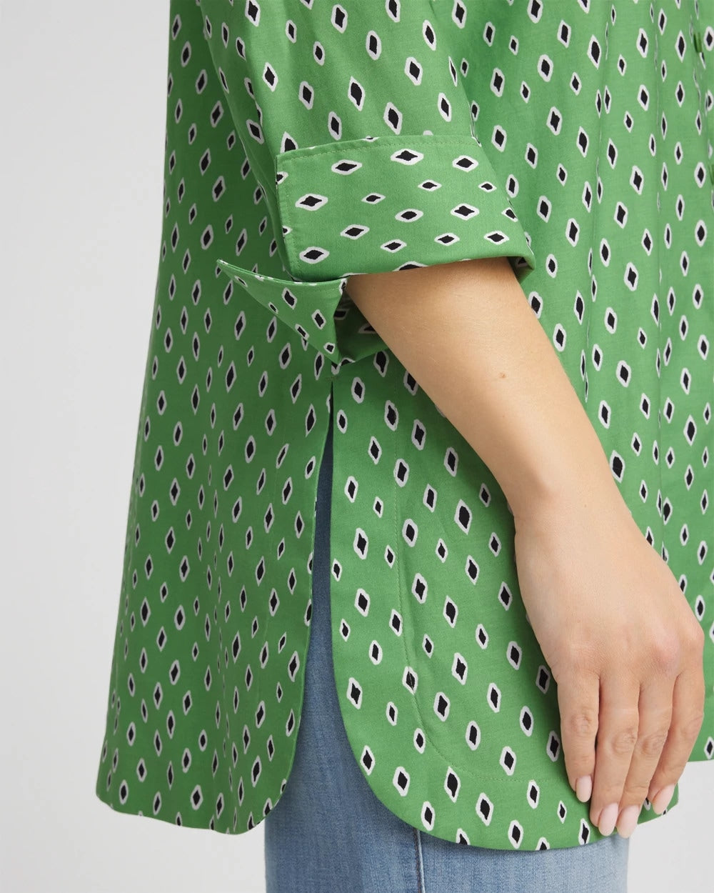 Chico's Clothing No Iron™ Geo-Print Tunic