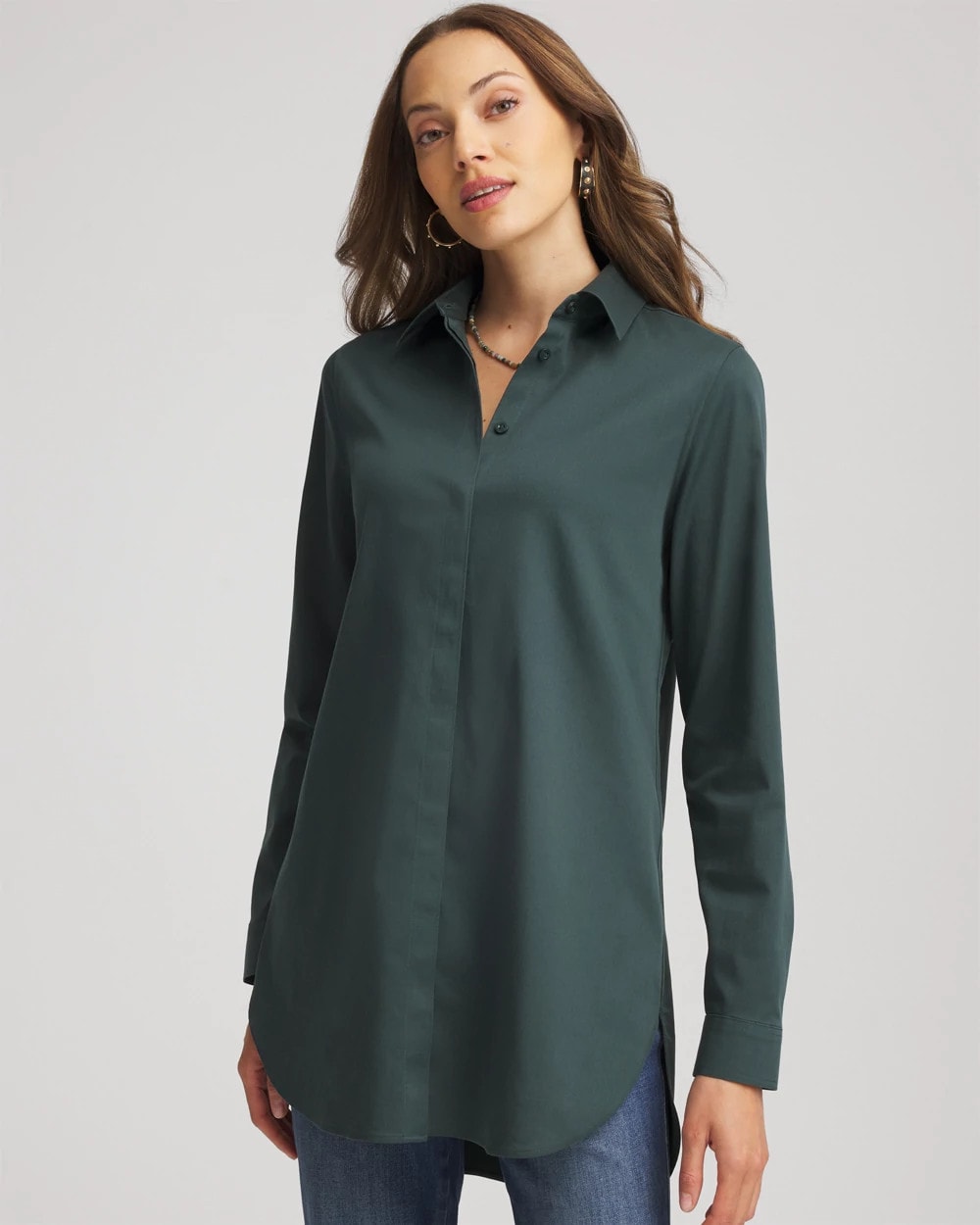 Chico's Clothing No Iron™ Long-Sleeved Tunic