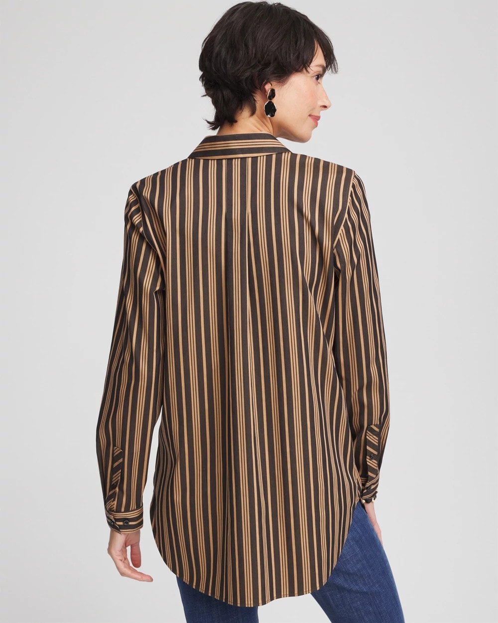 Chico's Clothing No Iron™ Stripe Tunic