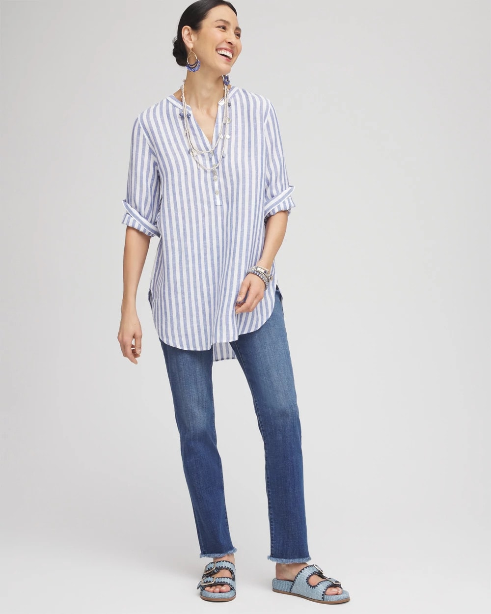 Chico's Clothing No Iron™ Linen Tunic