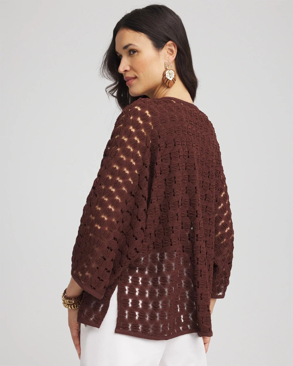 Chico's Clothing Short Woven Kimono