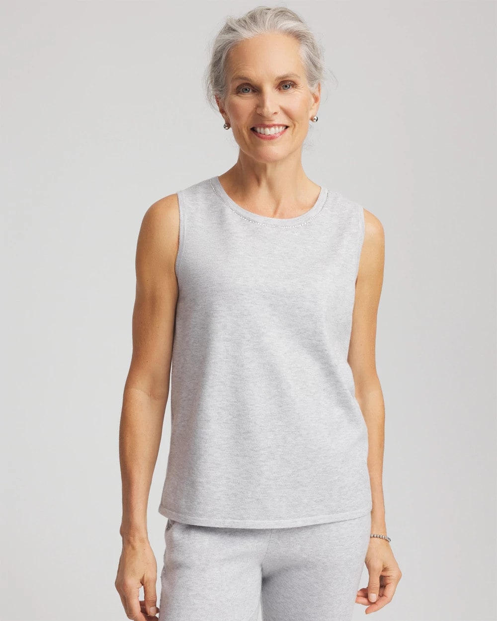 Chico's Clothing Zenergy® Luxe Diamante Tank