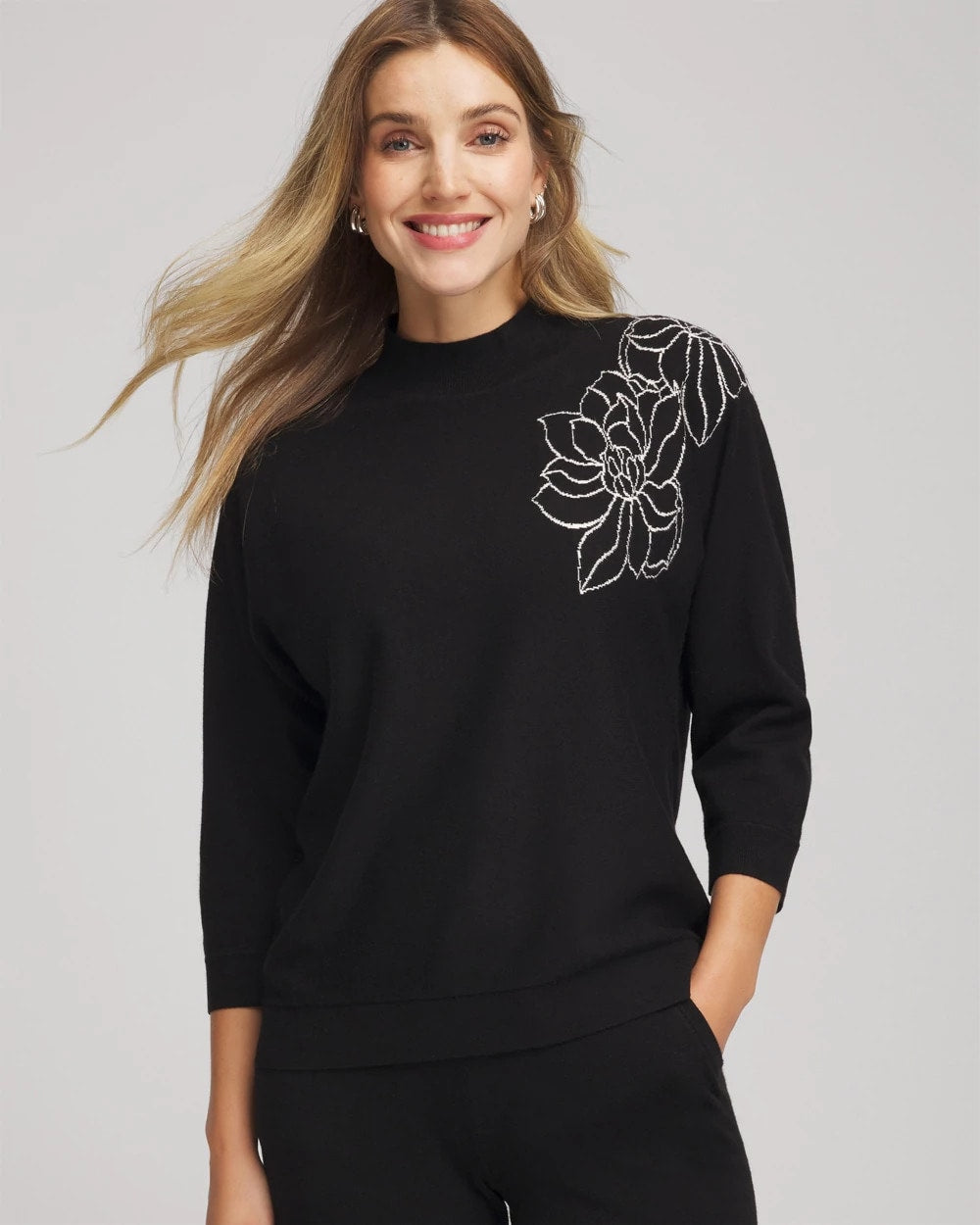 Chico's Clothing Zenergy® Luxe Intarsia Sweater
