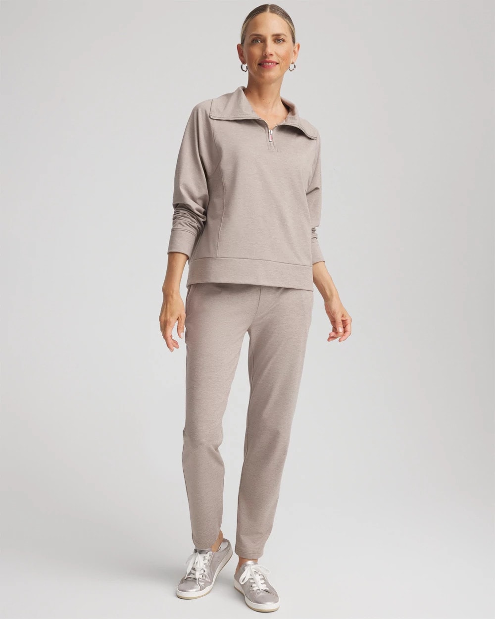 Chico's Clothing Zenergy® Cloud Half-Zip Pullover Top