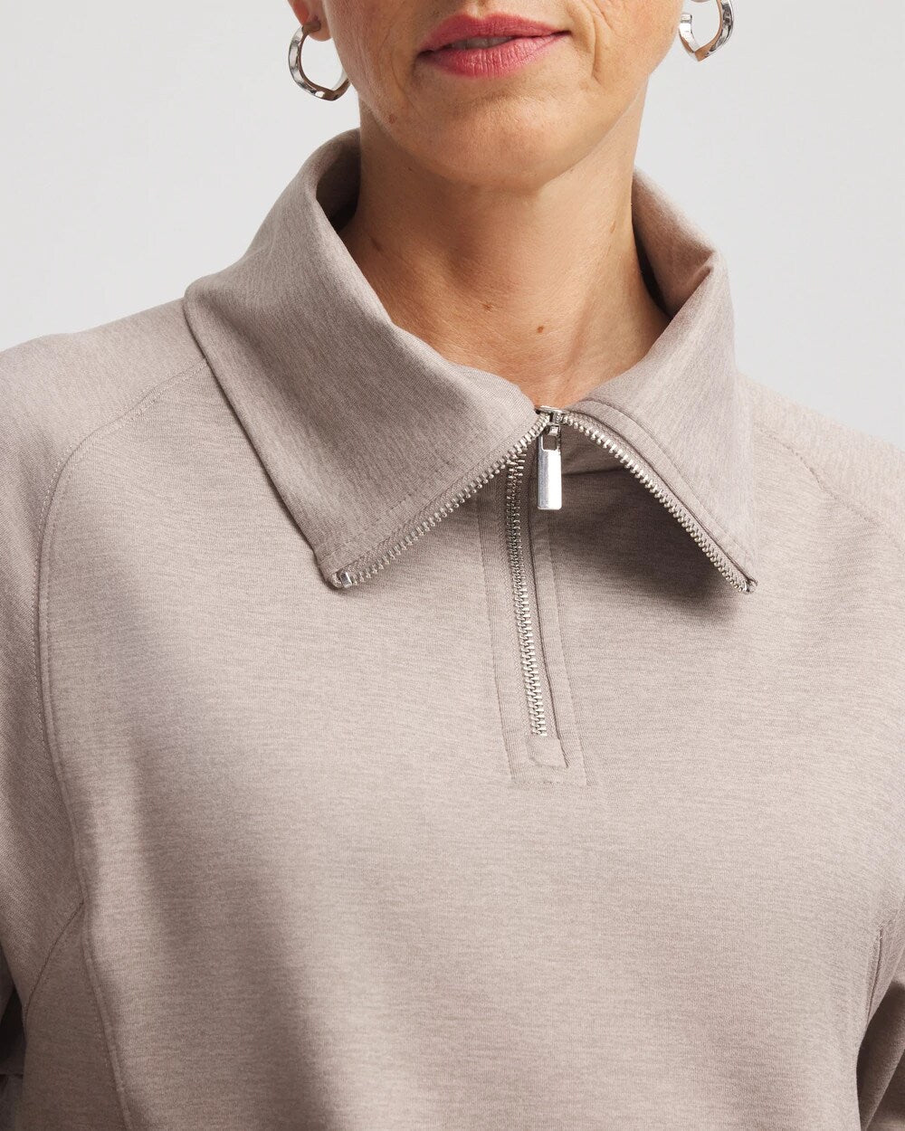 Chico's Clothing Zenergy® Cloud Half-Zip Pullover Top