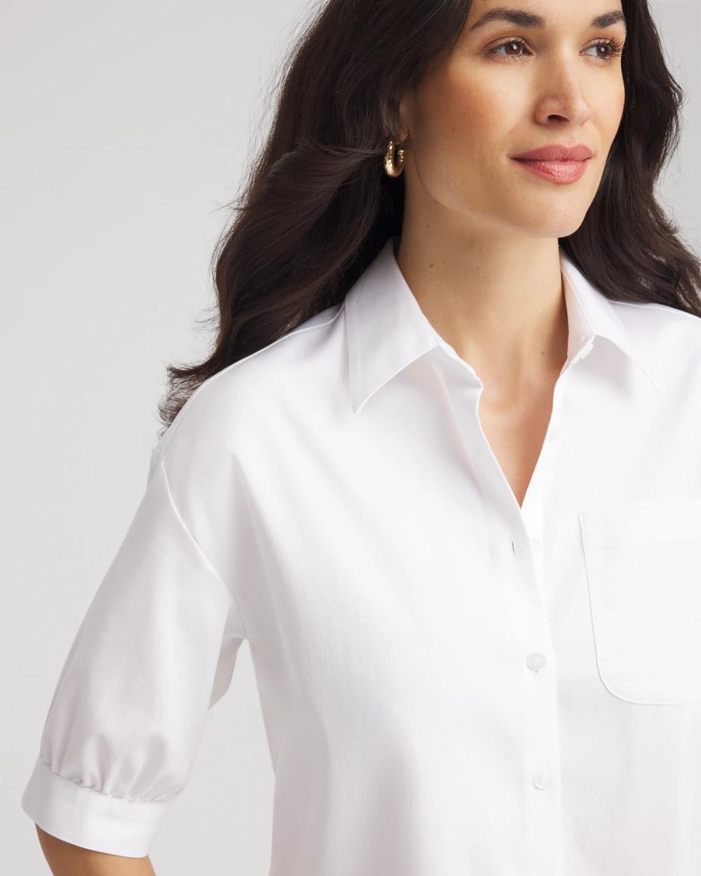 Chico's Clothing No Iron™ Short-Sleeved Shirt