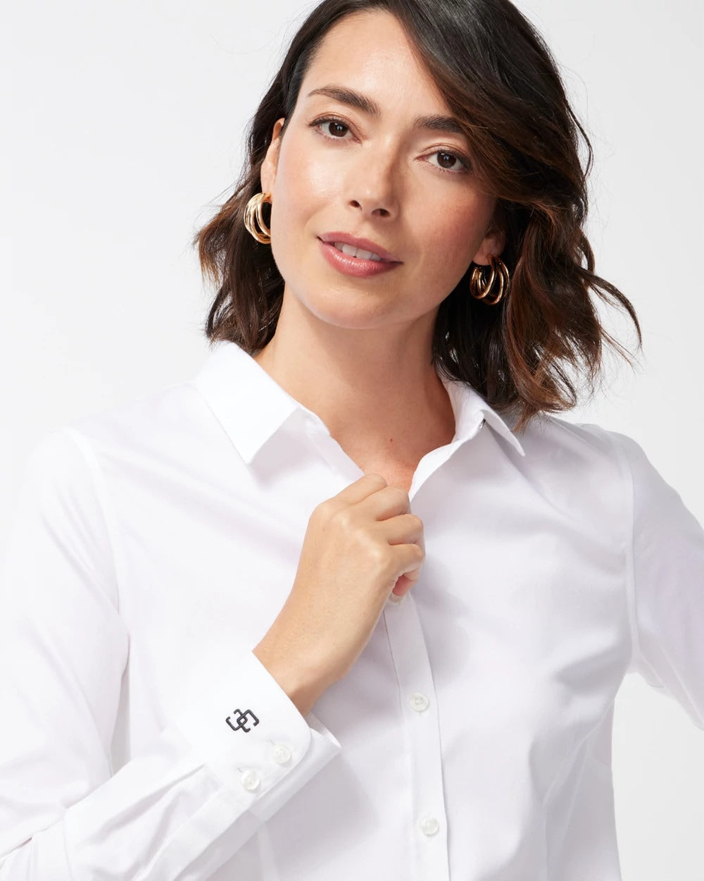 Chico's Clothing No Iron™ Fitted Stretch Shirt