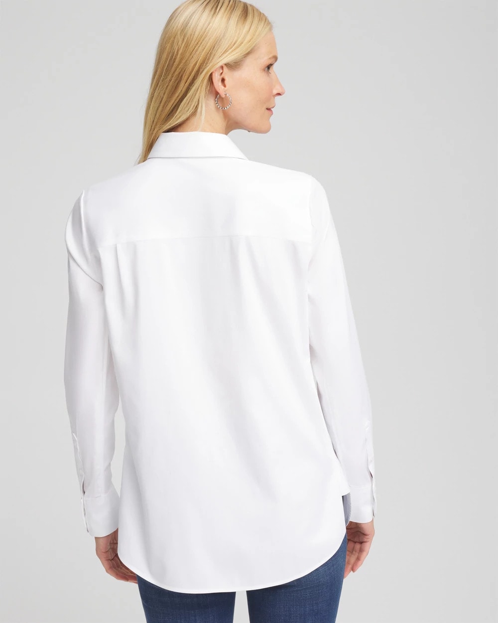 Chico's Clothing No Iron™ Wildflower Embroidered Shirt