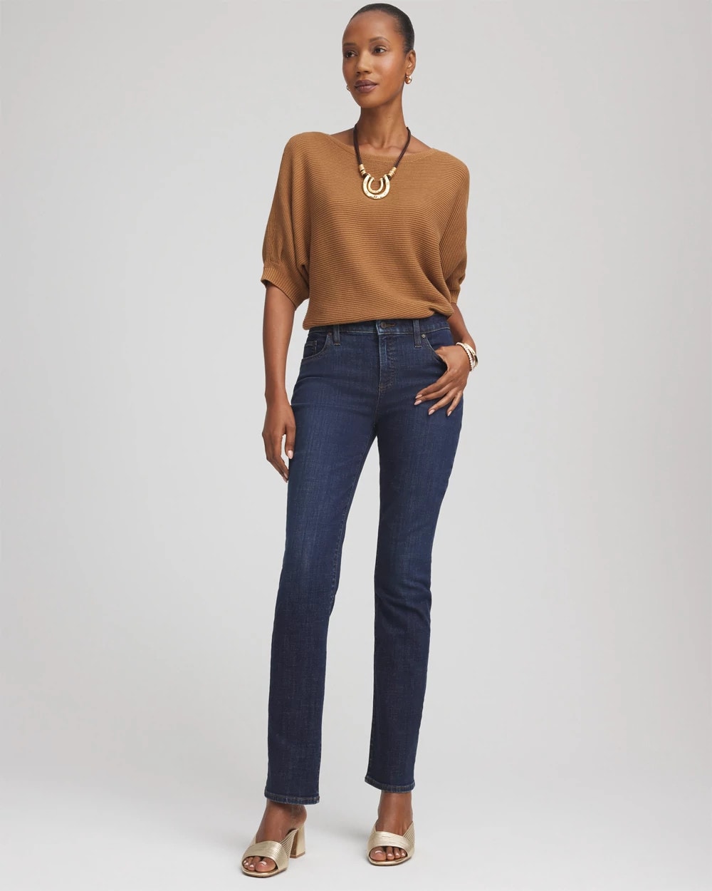 Chico's Clothing Girlfriend Slim Full-Length Jeans