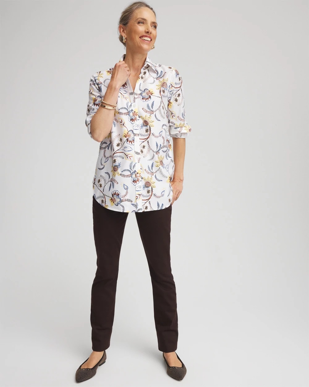 Chico's Clothing Girlfriend Slim Full-Length Jeans