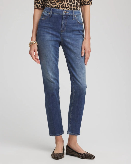 Chico's Clothing Girlfriend Slim Cropped Jeans