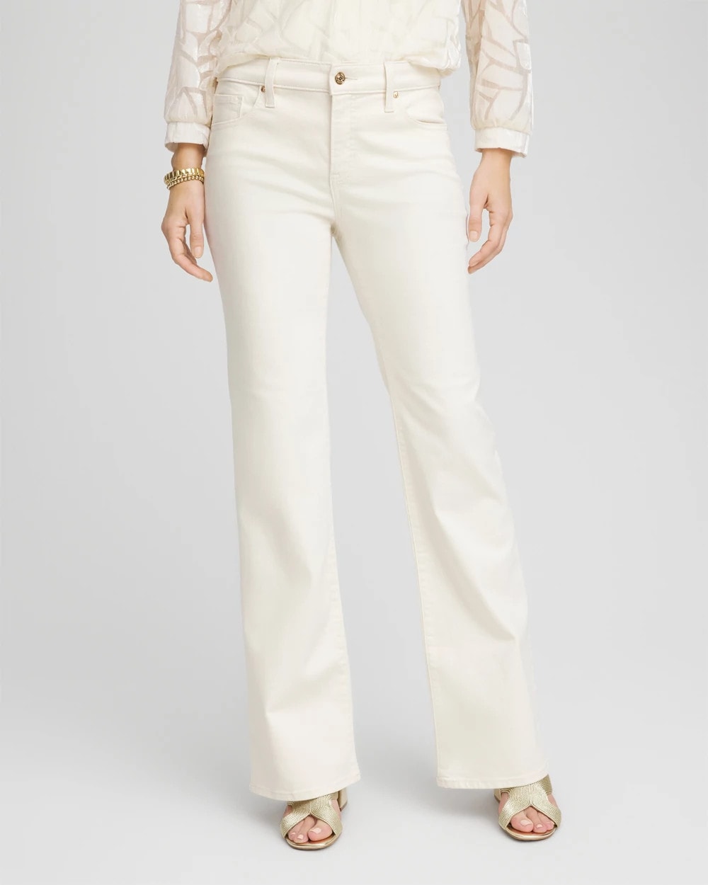 Chico's Clothing Girlfriend Flared Jeans
