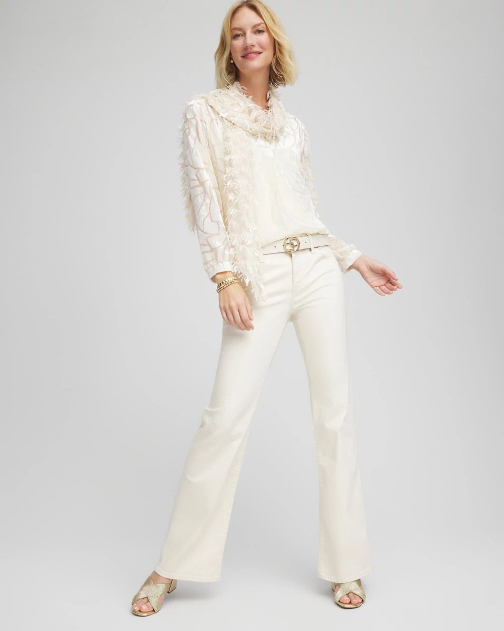 Chico's Clothing Girlfriend Flared Jeans