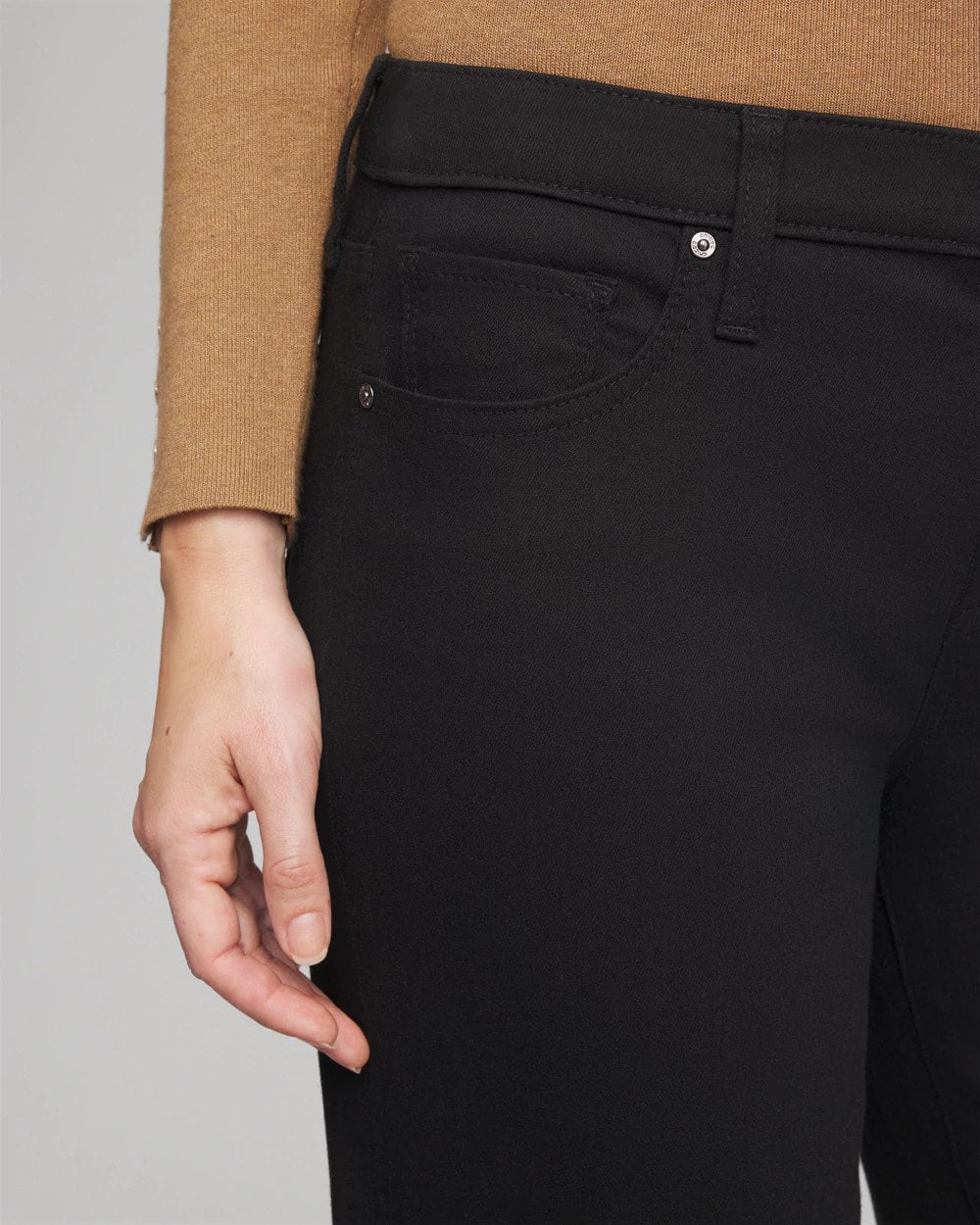 Chico's Clothing Girlfriend Straight Ankle Jeans