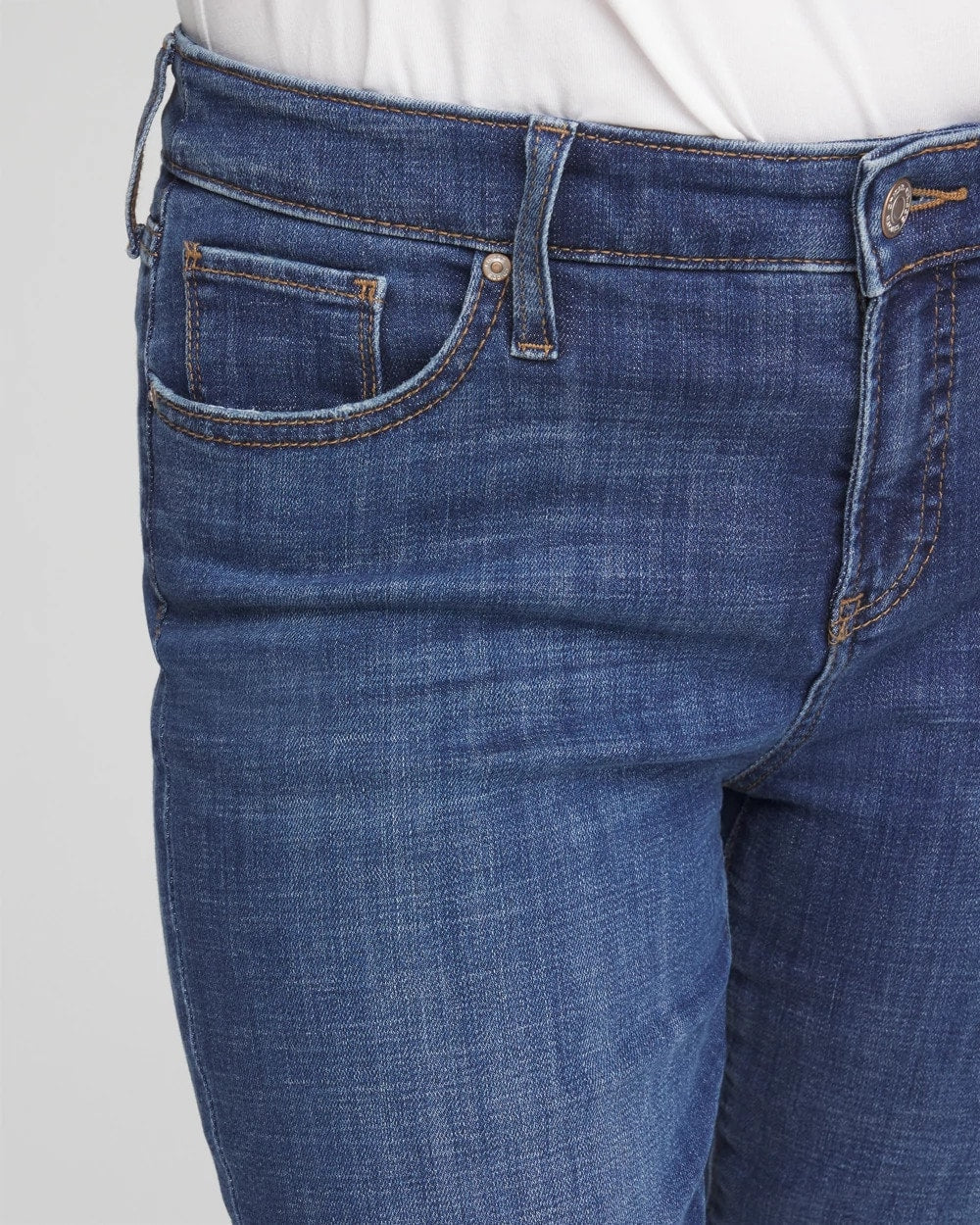 Chico's Clothing Girlfriend Slim Frayed Ankle Jeans