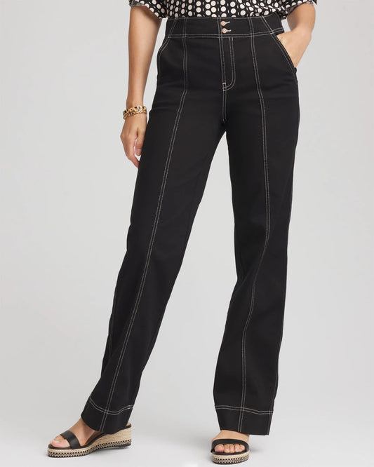 Chico's Clothing Pull-On Wide-Leg Jeans