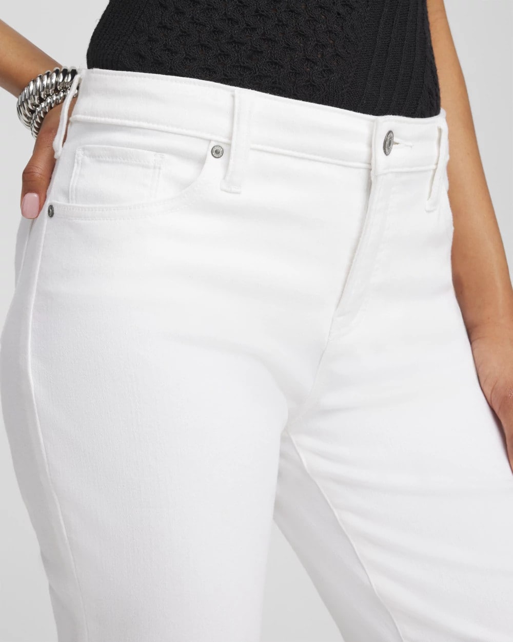 Chico's Clothing No Stain Girlfriend Cropped Jeans