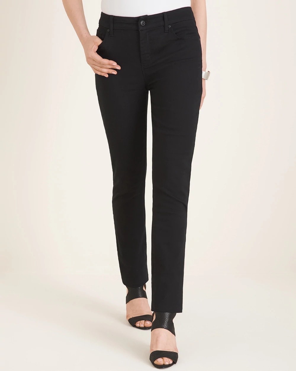 Chico's Clothing Girlfriend Slim Straight Jeans
