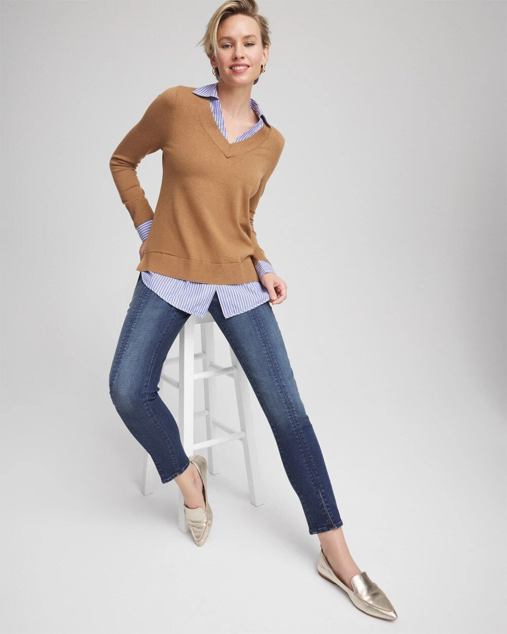 Chico's Clothing Pull-On Slim Ankle Jeggings