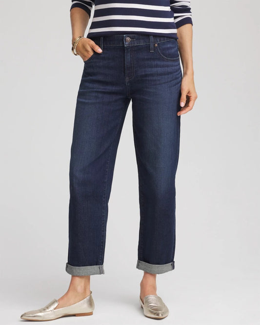Chico's Clothing Cropped Boyfriend Jeans