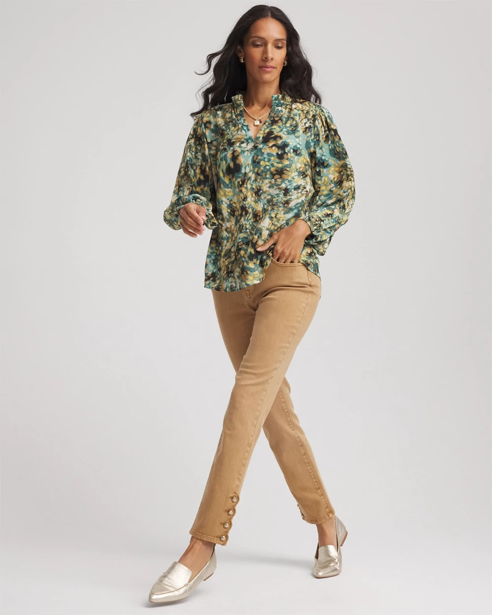 Chico's Clothing Girlfriend Slim Ankle Jeans