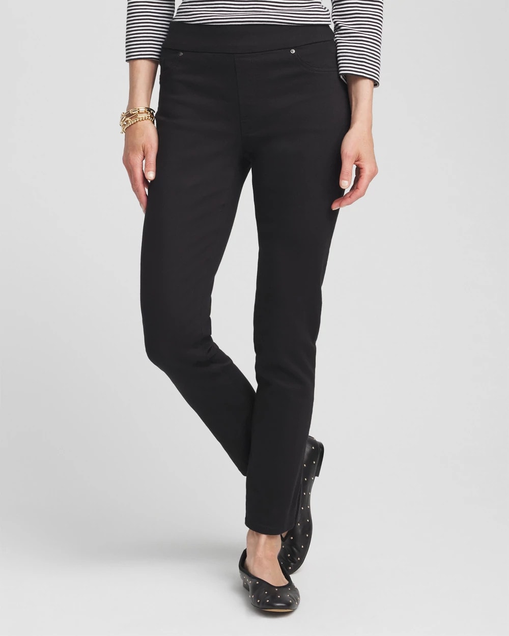 Chico's Clothing Denim Pull-On Ankle Jeggings