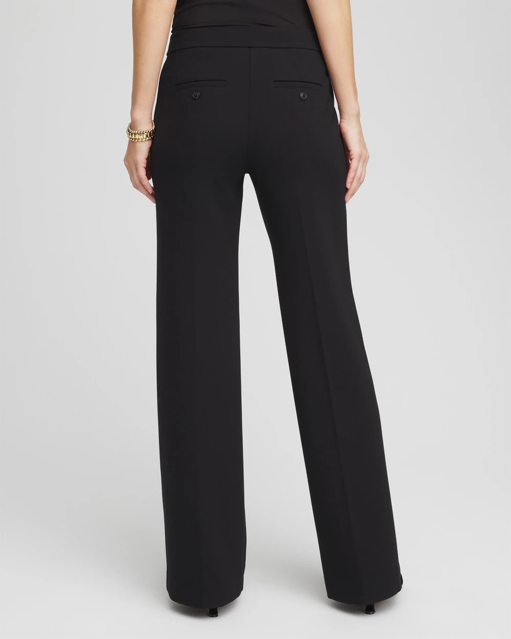 Chico's Clothing Emme Wide-Leg Trouser Ponte Pants